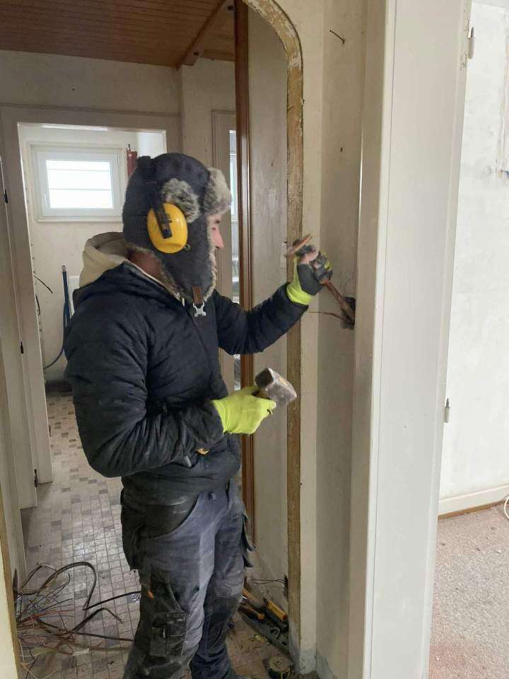 Notre équipe prés de Saint Dié des Vosges